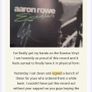 Aaron Rowe Signed Album Image 2