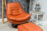 Comfortable Swivel Armchair with optional stool