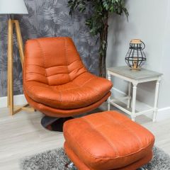 Comfortable Swivel Armchair with optional stool