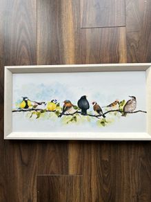 Laura Ashley framed  bird print