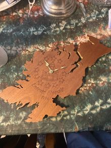 Donegal map clock free postage