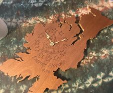 Donegal map clock free postage