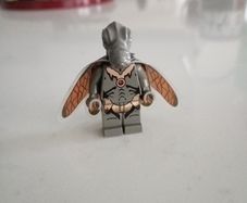 Lego star wars minifigures geonosian dark grey with wings sw0078