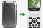 DORO 6520 Flip Mobile Phone For Elderly People with Large Screen, Big Talking Number Keys and Assistance Button (New)
