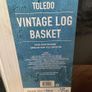 Garden Vintage Log Basket Image 2