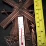 Copper windmill temperature plack. Image 7
