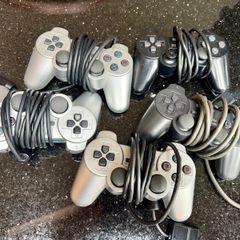 PS2 , Sony , Dual shock remote controllers x 5 , not working
