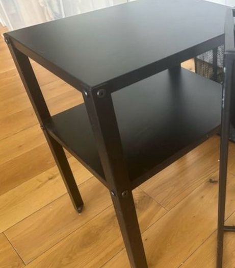 Black Metal Side Table
