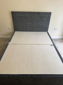 5ft Divan bed base and free headboard