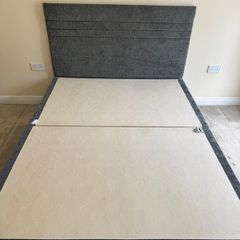 5ft Divan bed base and free headboard