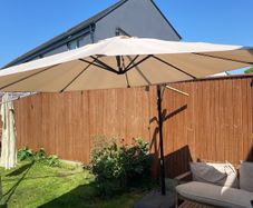 Parasol - base not included - needs new winder but works