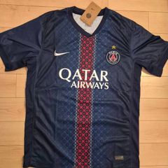 PSG adults football jersey sizes from S to XXL