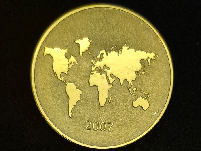New seven wonders of the world, full set. Commerative coins.
