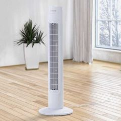 Tower fan with box