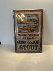 Guinness metal plaque (new)
