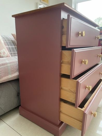 Pink Chest of drawers