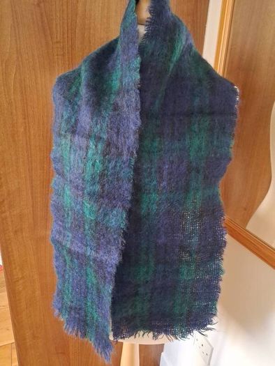 New Unworn Foxford Wool/Mohair Mix Scarf