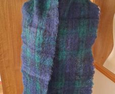New Unworn Foxford Wool/Mohair Mix Scarf