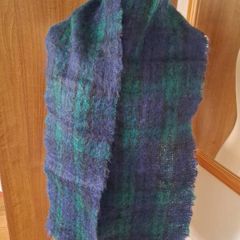 New Unworn Foxford Wool/Mohair Mix Scarf