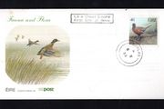 1989 Ireland Fauna &amp; Flora 46p Ring-necked Pheasant Game Birds Stamps Commemorative Stamps An Post First Day Cover (FDC) with Thurles Steele Cancel