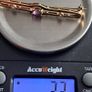 Vintage 9ct gold amethyst brooch Image 9