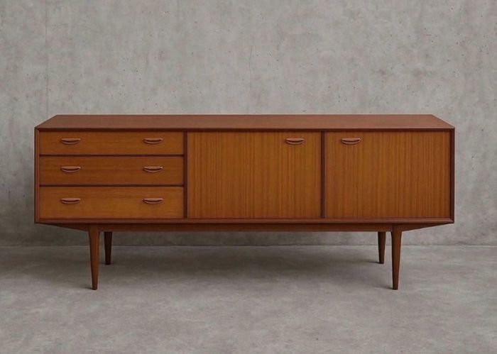 sideboard mid century vintage retro teak danish