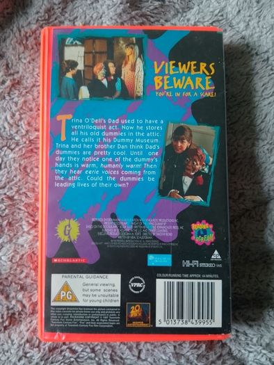 Goosebumps Night of the Living Dummy 3 VHS
