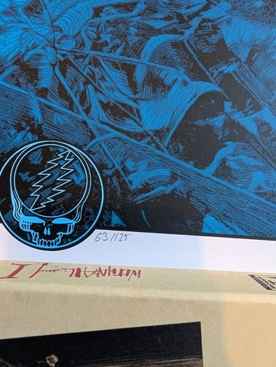 Daniel Danger Grateful Dead Ashes & Tigers Regular Poster Print Set Bottleneck Gallery