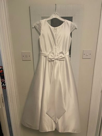 Communion Dress Age 8 /9 with shoes size 3