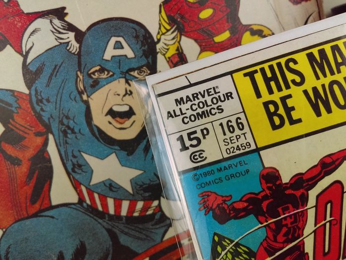 Daredevil #166 ! Bronze Age Comic From 1980 ! Foggy Nelson marries Deborah Harris ! by Marvel !