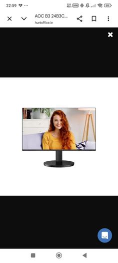 aoc monitor 24B3CF2 brand new