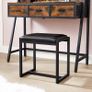 _Dressing Table Dressing Table Vanity Table with Stool 10 LED Bulbs Adjustable Brightness Mirror Bedroom Dressing Room Industrial Design Vintage Brown-Black Image 6
