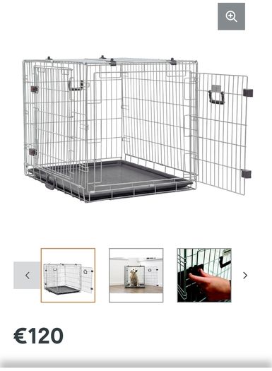 Rosewood dog cage
