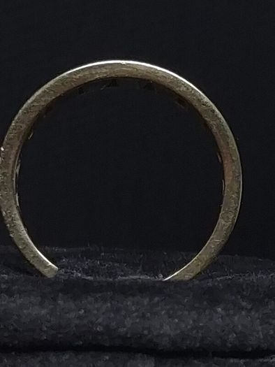 Vintage Italian 14ct Gold Ring 14KT Three Colour Gold Band Size 51.5 / 52