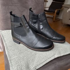 Gabor ankle boots - black leather
