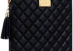 New Ipad 3 / 2 Alesha Quilted Leather Case Cover REDUCED  Black , Cream By Covert
