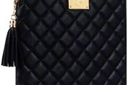 New Ipad 3 / 2 Alesha Quilted Leather Case Cover REDUCED  Black , Cream By Covert