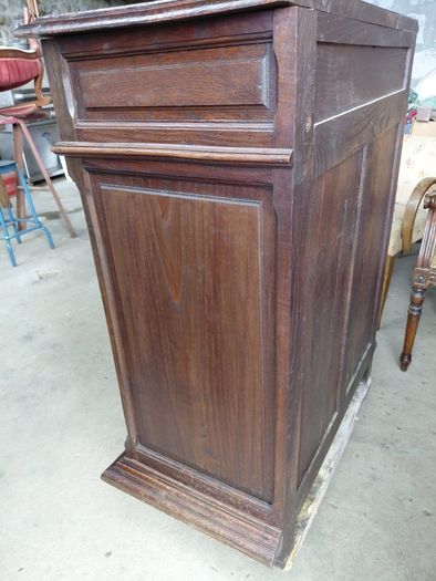 Antique French oak cabinet