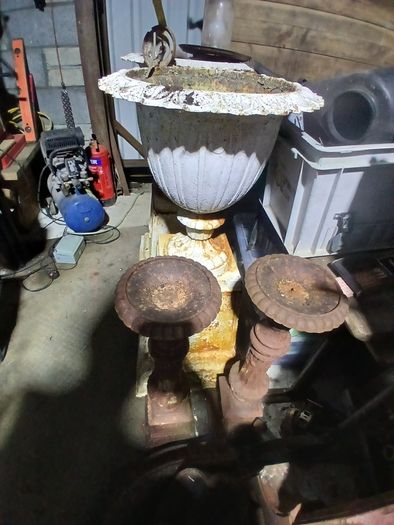 cast iron urns