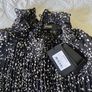 Maje Baby Doll Dress in Printed Silk Image 9