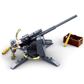 Sluban WW2 88mm Anti-Aircraft Gun Minifigures