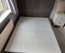 bed base and headboard