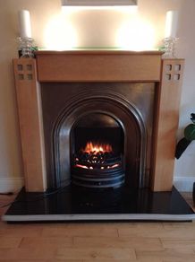 Fireplace Set - Reduced Price - Electric fire Gone