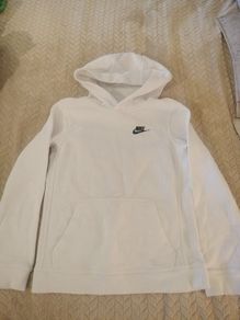 White Nike kids hoodie