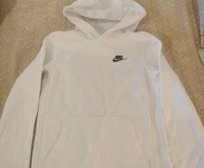 White Nike kids hoodie