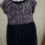 Navy sequine girls dress 7 years Image 2