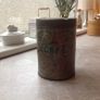 19th century French Vintage Cafe storage tin Image 2