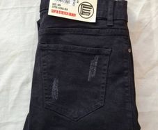 Enzo super stretch skinny jeans Size 30s black Zip fly brand new with tags