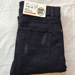 Enzo super stretch skinny jeans Size 30s black Zip fly brand new with tags
