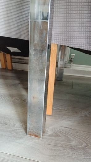 kitchen table free rust on legs chairs not included